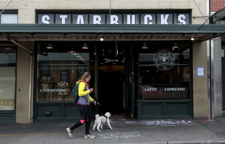 Starbucks in the Pike Place Market remains open but without the usual long lines outside.


, largely shutdown but a number of stalls still serving the public.
(Photo essay multiple days)

Wednesday April 1, 2020 213490