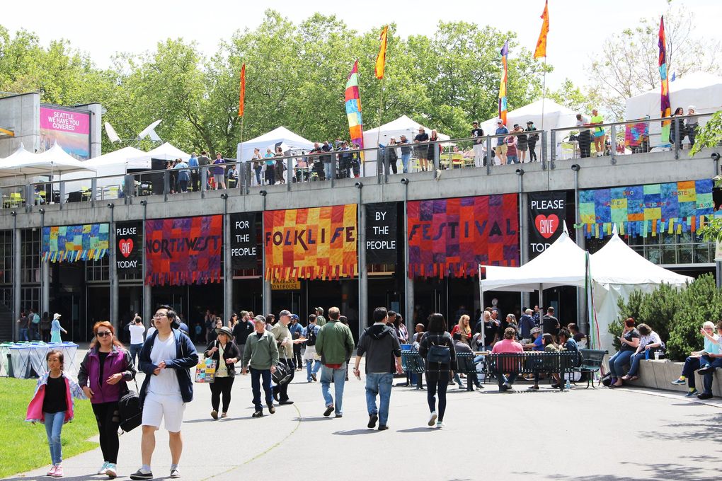 The crowd at Folklife Festival in 2017. For many families, Folklife kicks off the summer season. But it’s been postponed this year due to the coronavirus pandemic. (Christopher Nelson)