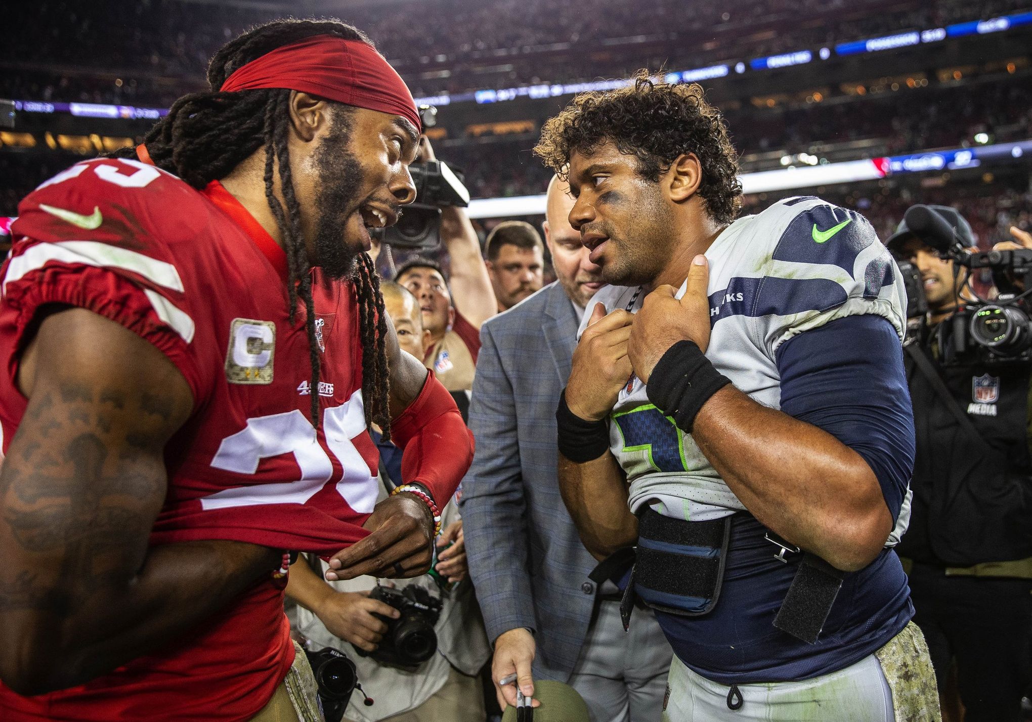 49ers Richard Sherman already courting Seahawks Earl Thomas