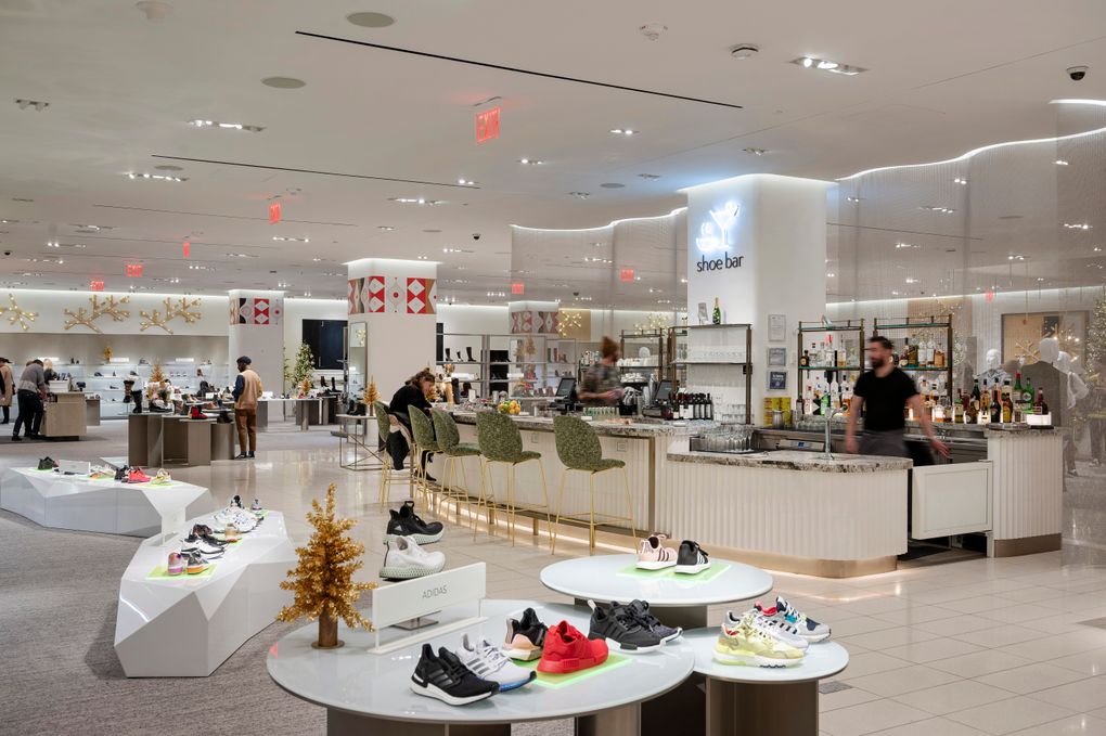 Nordstrom’s new store in Manhattan in 2019. The coronavirus has hit the behemoths of the retail world hard; Nordstrom has canceled orders and put off paying its vendors. (Karsten Moran / The New York Times)