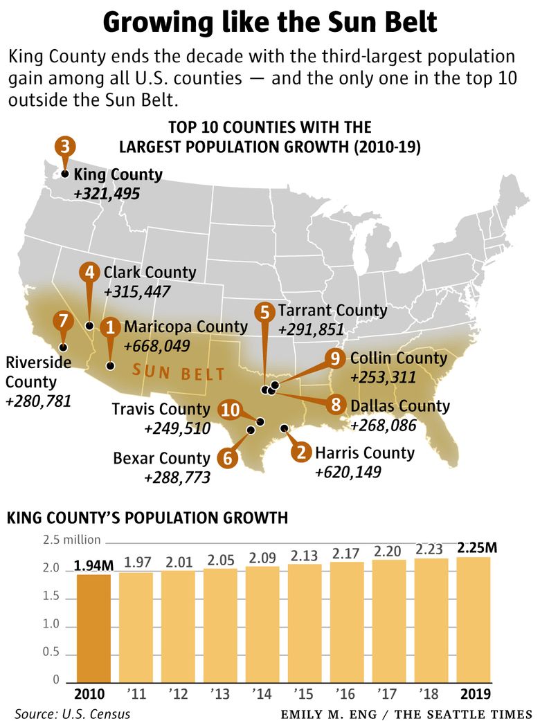 Maps of King County demographics - King County, Washington