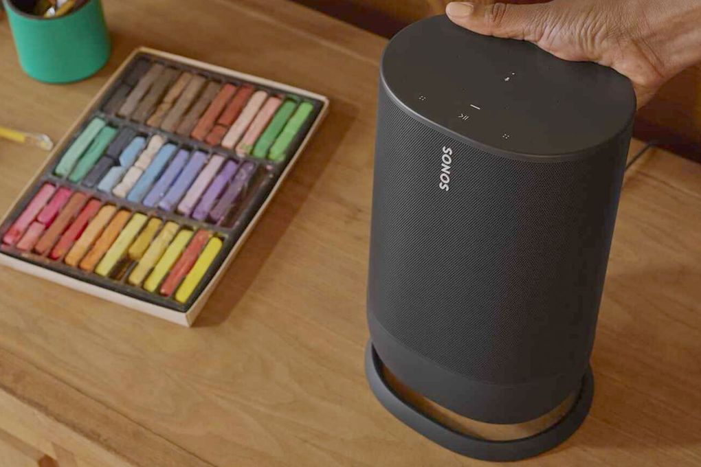 Sonos speakers can be controlled by an app or Alexa or Assistant voice commands. (Courtesy of Sonos)