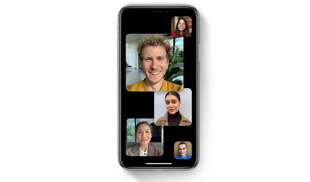 Apple users can quickly set up a group video chat with FaceTime. (Courtesy of Apple)