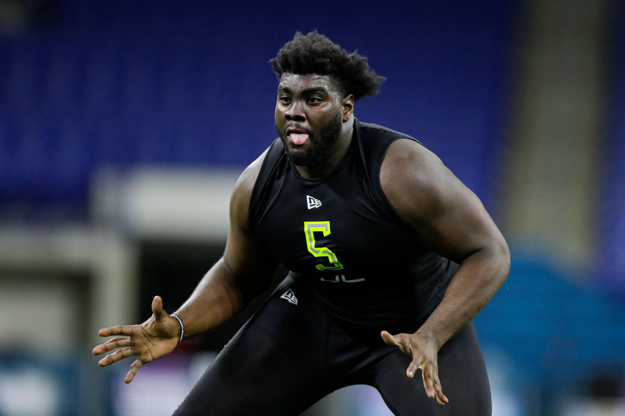 Mekhi Becton, New York Jets, #73 Left Tackle, Louisville