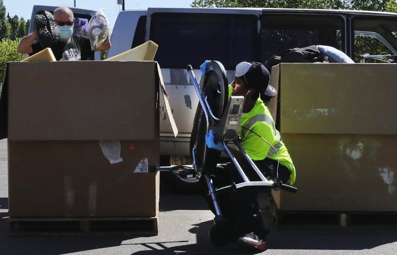 ‘The great purge’ during coronavirus Long lines of cars as some