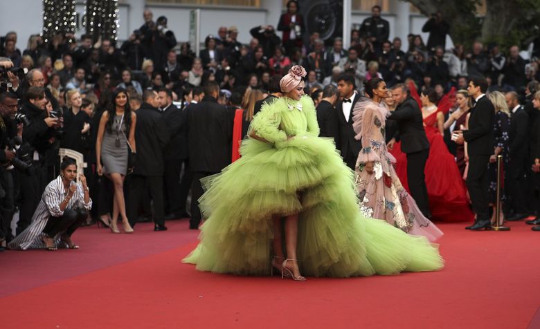 Sunday Best: From the 2019 Cannes red carpet, a glamorous dress that  enforces social distancing | The Seattle Times
