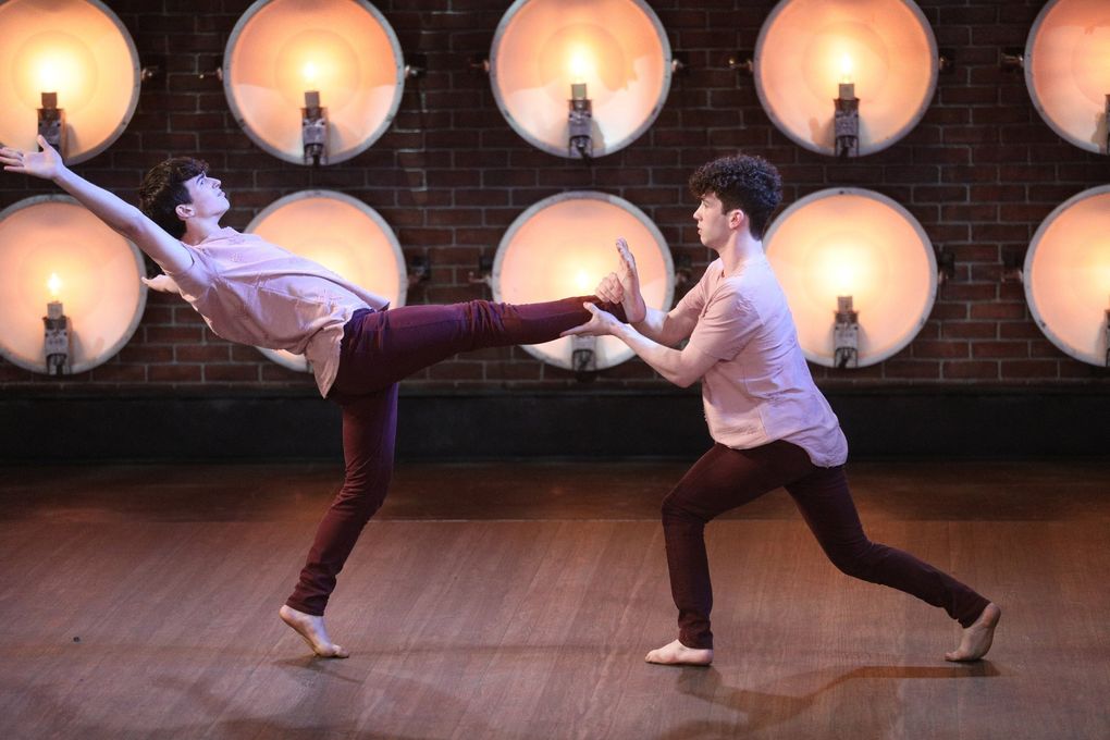 James Ades of Kent (left) and Harris Weiskopf of Bellevue are among the competitors on the fourth season of NBC’s “World of Dance,” which completed filming just prior to the COVID-19 pandemic that shut down Hollywood production. (Courtesy of NBC)