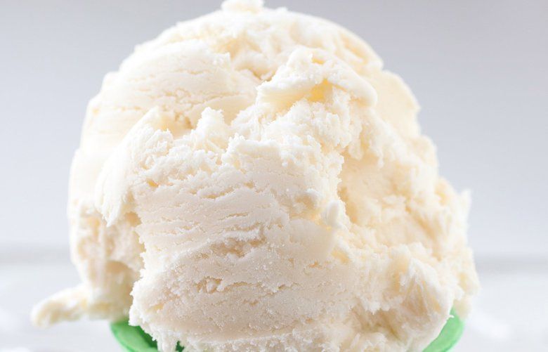 Homemade Magic vanilla ice cream, Wednesday, July 31, 2019. (Hillary Levin/St. Louis Post-Dispatch/TNS)