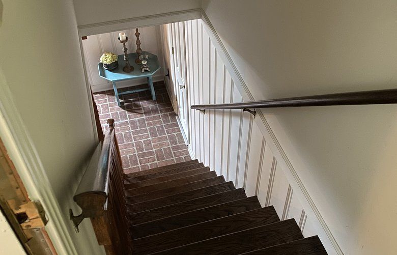 The staircase in Will Cowan’s home. For those who believe they’re locked down with spectral roommates, the pandemic has been less isolating than they bargained for. (via Will Cowan via The New York Times) — NO SALES; FOR EDITORIAL USE ONLY WITH NYT STORY PANDEMIC POLTERGEISTS BY MOLLY FITZPATRICK FOR MAY 14, 2020. ALL OTHER USE PROHIBITED. —