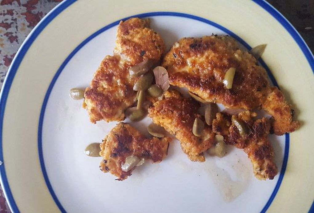 Tracy Timmons-Gray wanted to try the Seattle Times Pantry Kitchen Challenge, but she isn’t a great cook, she said. So Timmons-Gray took the opportunity to rope in her mom, Patti, with whom she made a chicken olivetti parmigiana. (Tracy Timmons-Gray)