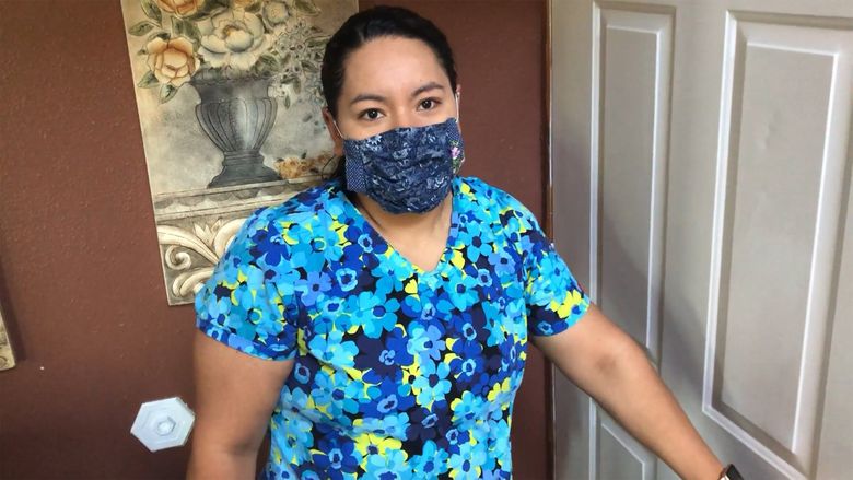 Urania Mendoza Martinez, who works as a manager and certified nursing assistant at an adult family home, said DACA recipients like her are taking risks during the pandemic. “We’re doing this because it’s our job and because we care about America.” (Courtesy of Urania Mendoza Martinez)