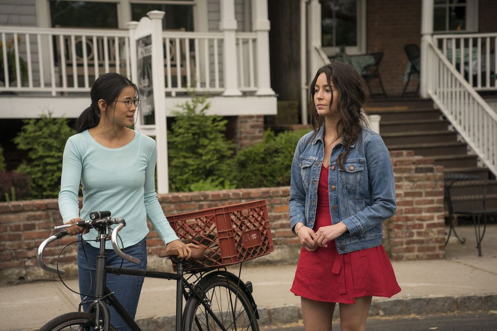 Netflix’s “The Half Of It” features Leah Lewis and Alexxis Lemire. (KC Bailey / Netflix)