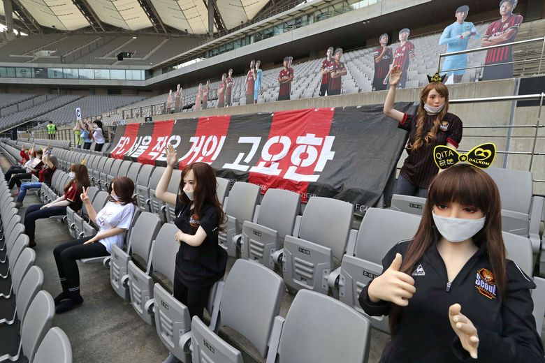 SKorean soccer team accused of putting sex dolls in seats | The Seattle  Times