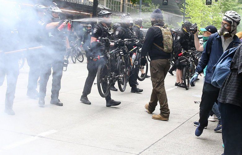 Public health officials worry tear gas, pepper spray could contribute
