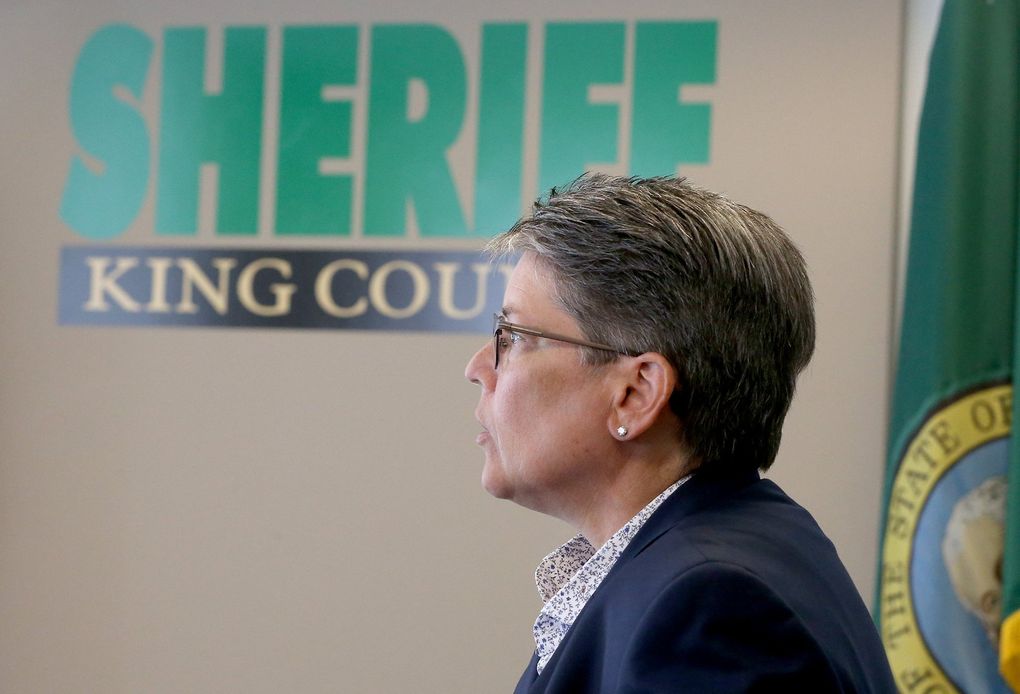 Mitzi Johanknecht is the current King County Sheriff. (Greg Gilbert / The Seattle Times)