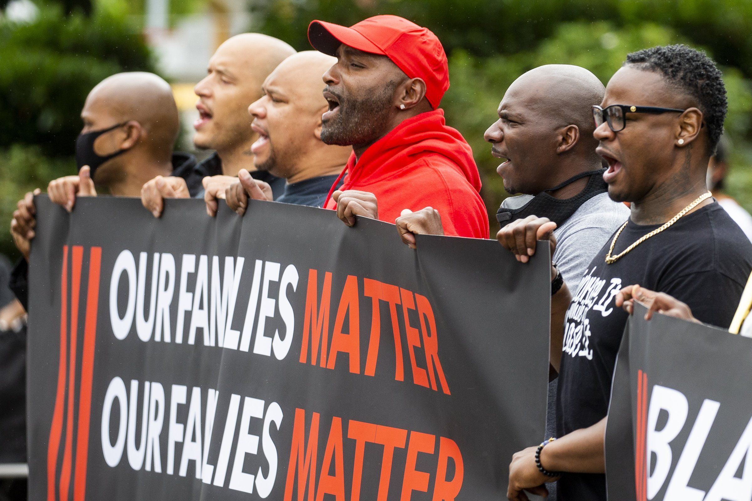 Pre-Father's Day march highlights disproportionate incarceration