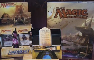 Hasbro, Inc. and Renton-based Wizards of the Coast  and Hasbro revealed the new MAGIC: THE GATHERING AMONKET series in 2017 in New York. (Photo by Charles Sykes/Invision for Hasbro/AP Images) 