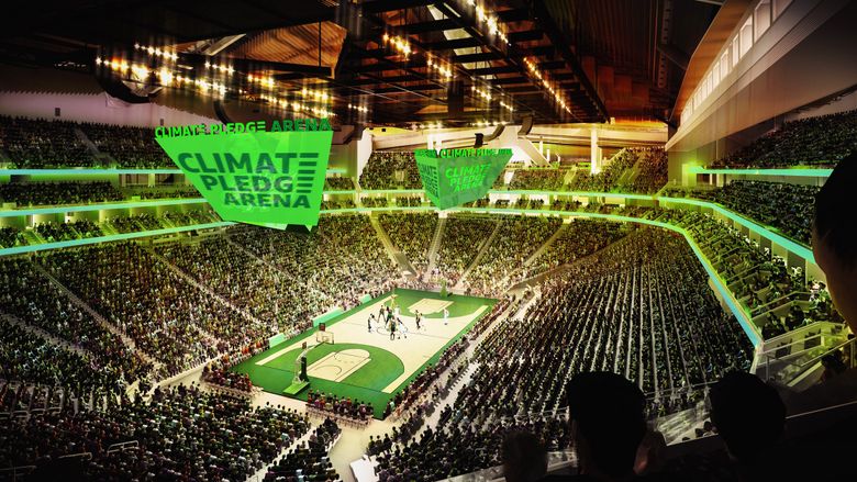 buys naming rights to KeyArena, will call it Climate Pledge Arena