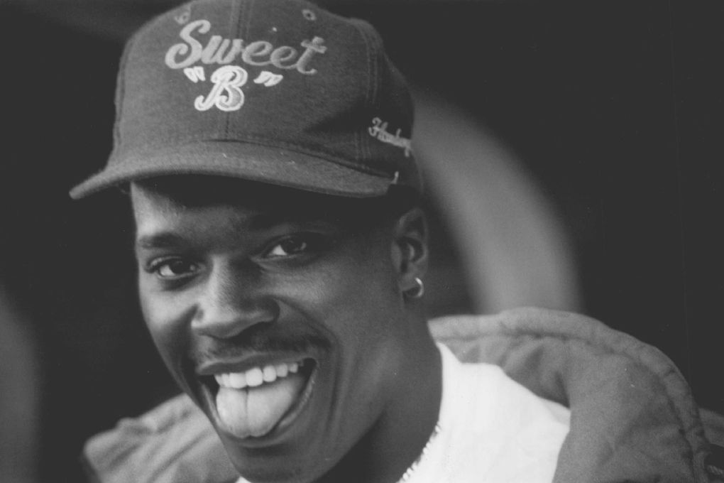 Walter Bailey sports a “Sweet B” hat in September 1992. (Jim Bates / The Seattle Times)