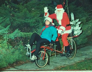 Seattle Times reader Charlie says he was too shy to ask out Marti back in the 1980s, but Kris Kringle was up to the task. (Courtesy of Charlie Tiebout)