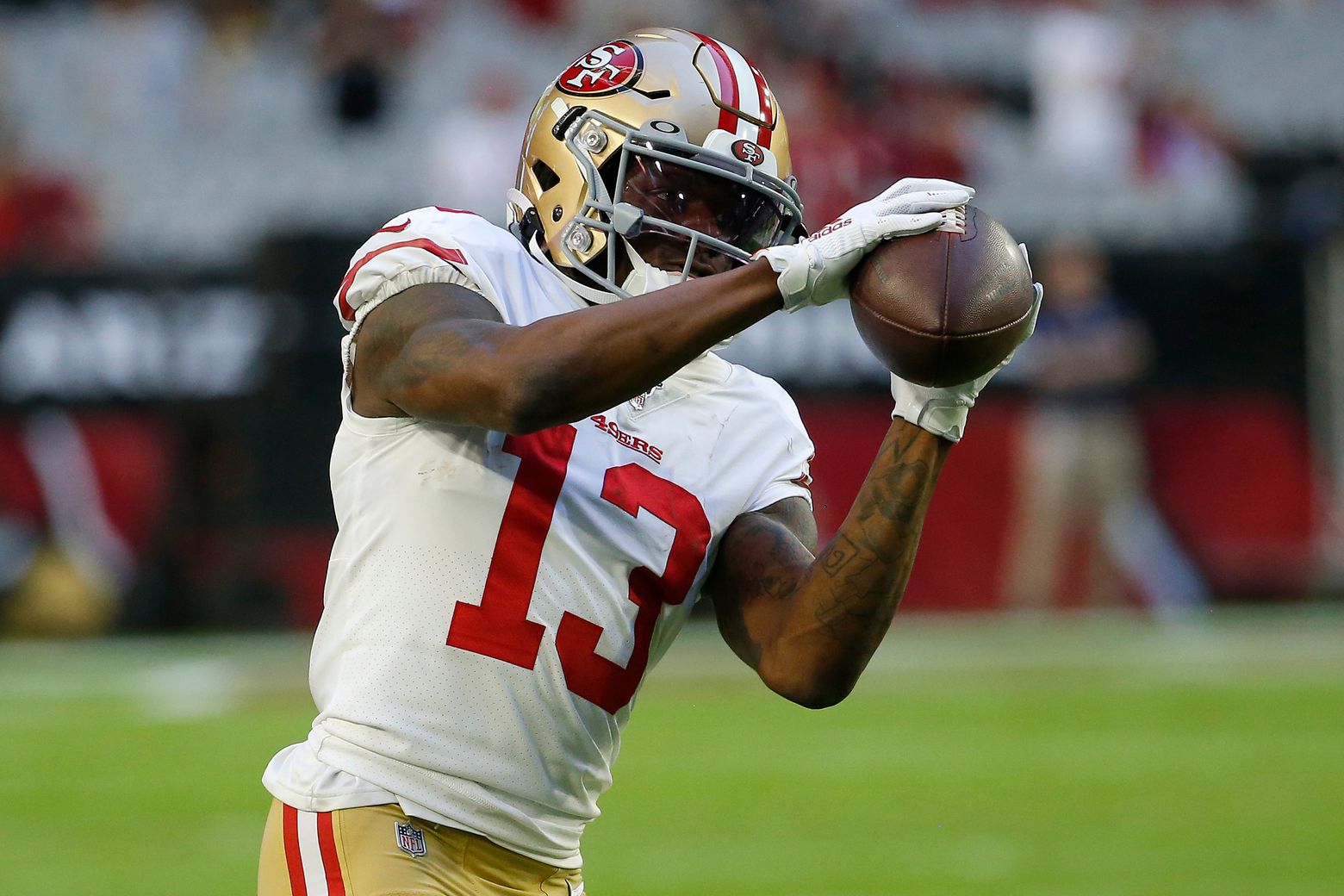 49ers wide receiver Richie James Jr. breaks right wrist | The Seattle Times