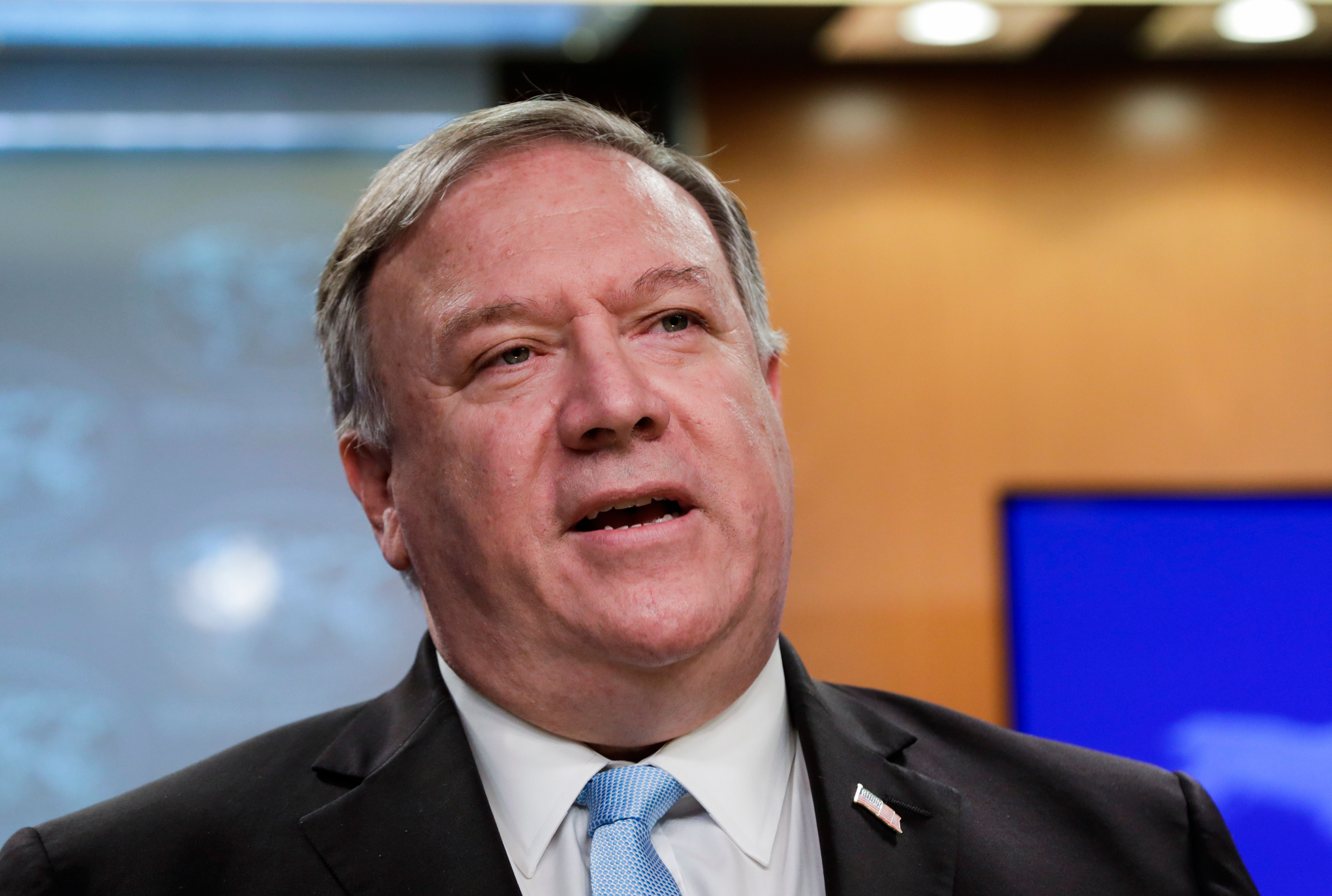 Pompeo China uses disinformation to split Europe US The