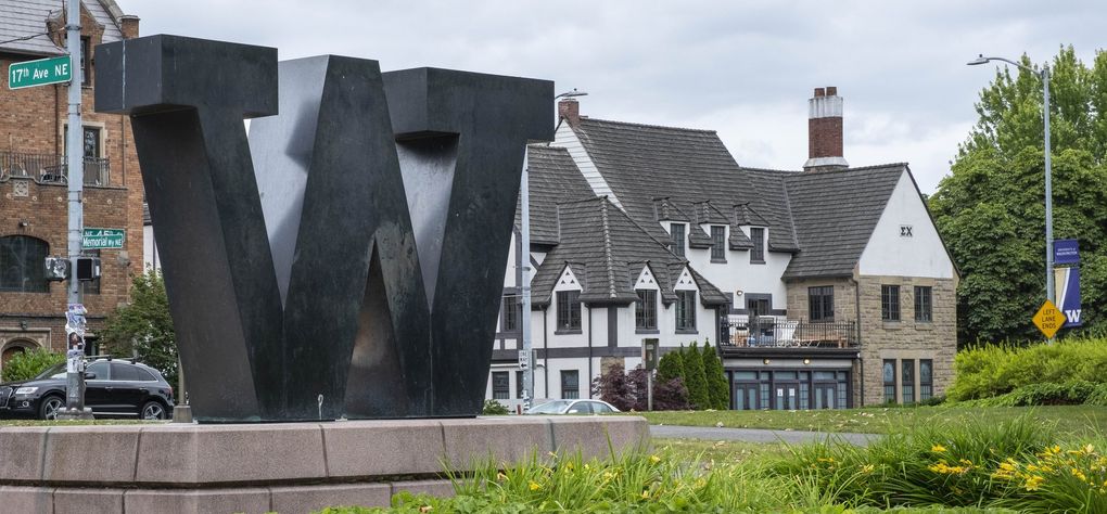 The University of Washington’s Greek Row, just north of campus, has been hit by another spate of COVID-19, the illness caused by the coronavirus, with 13 cases reported on Tuesday. (Dean Rutz / The Seattle Times)