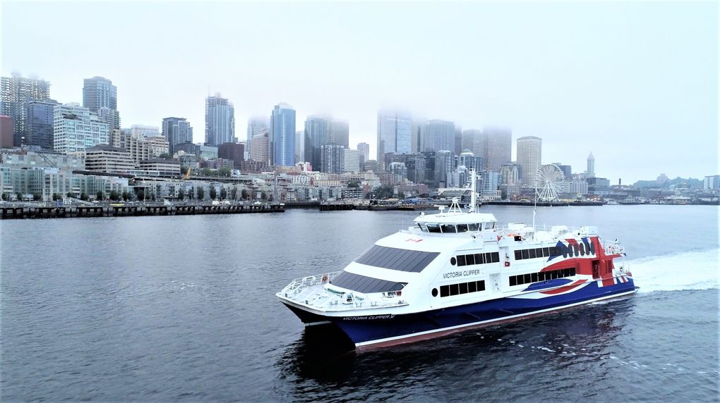 The Victoria Clipper has suspended operations between Seattle and Victoria, B.C., until at least April 30, 2021. (Courtesy of Clipper)