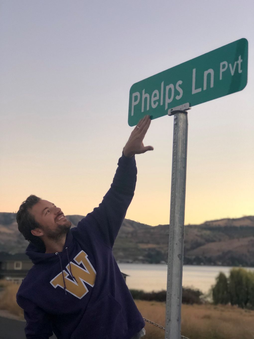 Former UW midfielder Taylor Cochran used to host his Husky teammates for gatherings at his family’s cabin on Lake Chelan. The Cochran family has since officially named the street leading to their cabin after former teammate Daniel Phelps, who died of sudden cardiac arrest in 2015. (Courtesy of / Taylor Cochran)