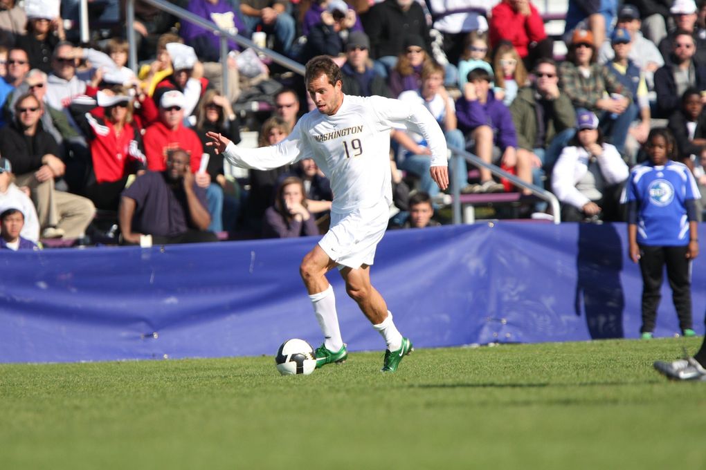 Daniel Phelps, who played soccer at UW from 2006 to 2009, died of sudden cardiac arrest in 2015. His Husky teammates have since started an annual charity golf tournament — the DP Open — in Daniel’s name to raise money for sudden cardiac death awareness. (Courtesy of / UW Athletics)