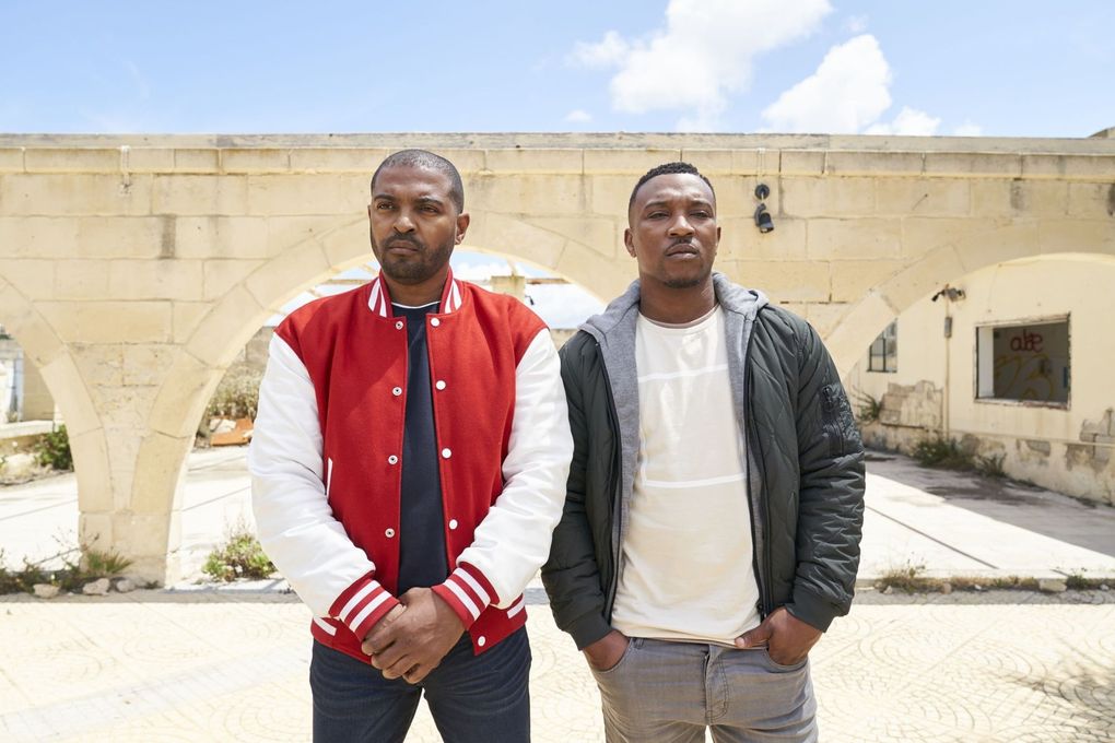 The CW’s “Bulletproof” stars Noel Clarke, left, and Ashley Walters. (Sky UK Limited)