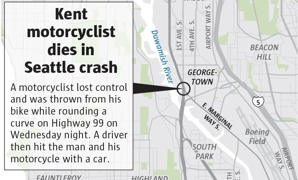 Kent motorcyclist killed in Seattle after being thrown from his bike ...