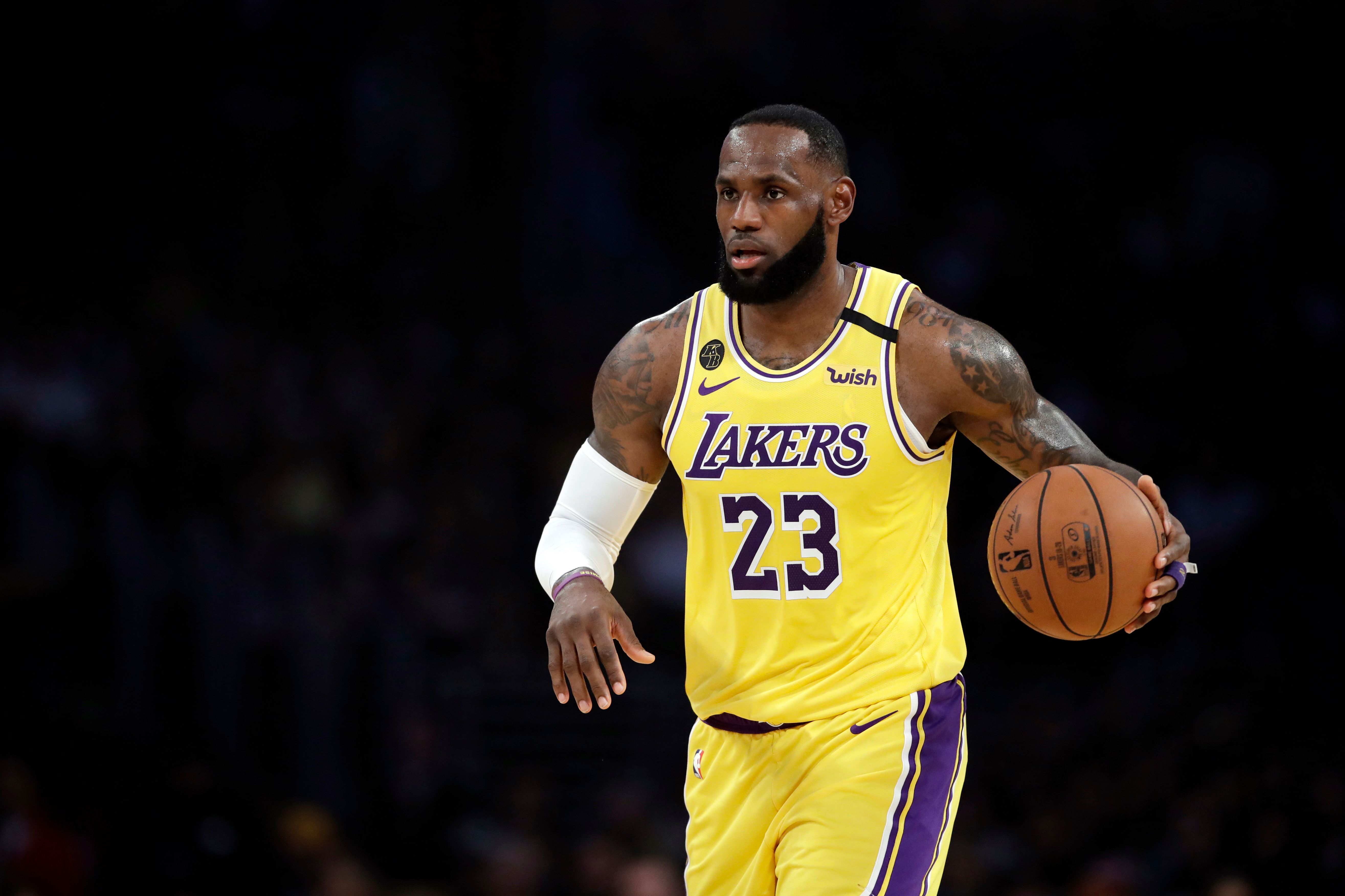 Lebron lakers jersey with cheap wish logo