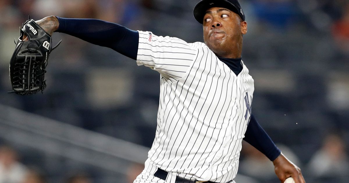 Injured list 'very much in play' for Yankees' Aroldis Chapman