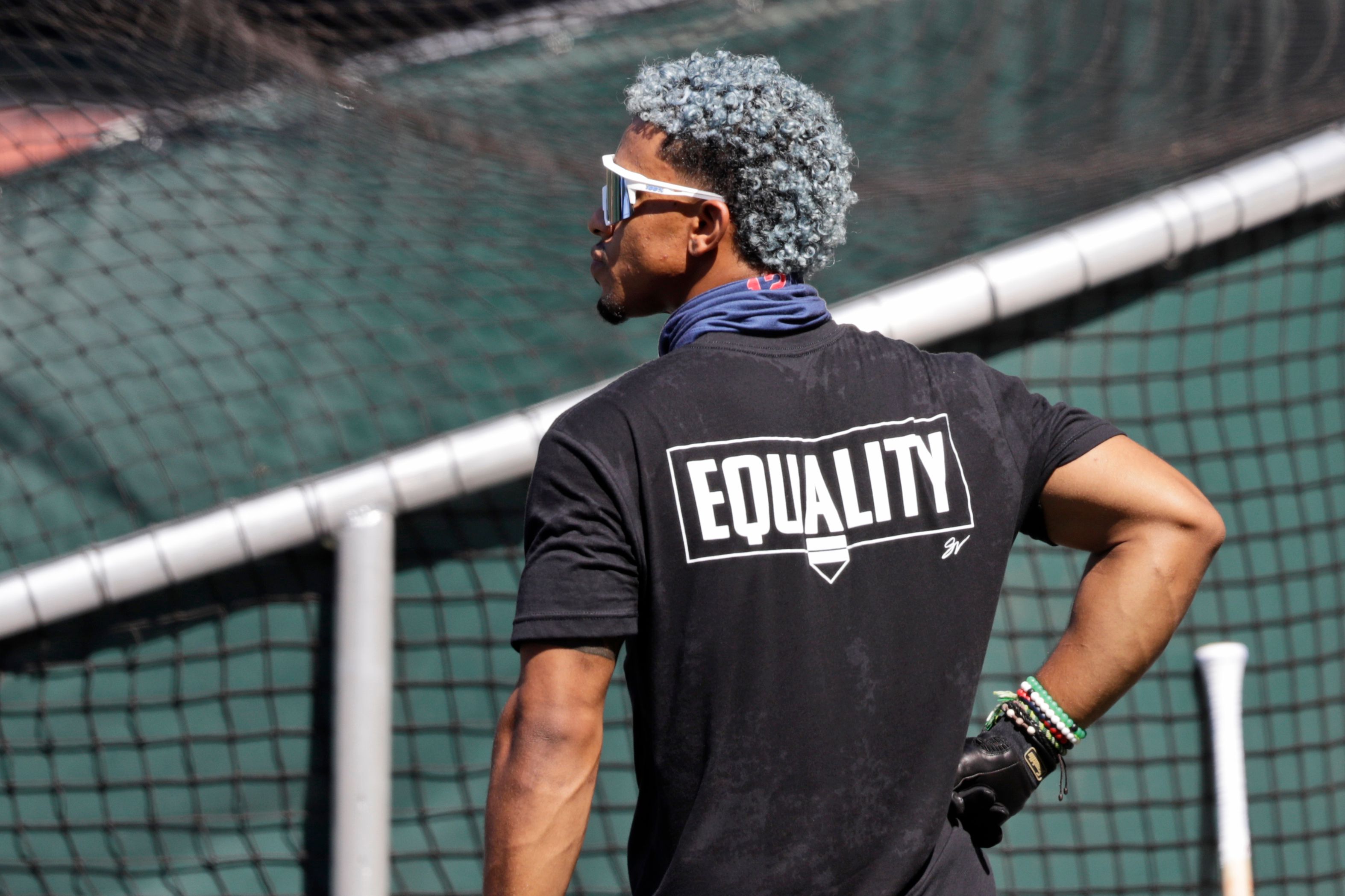 Indians wear road jerseys in home opener to honor minorities The Seattle Times