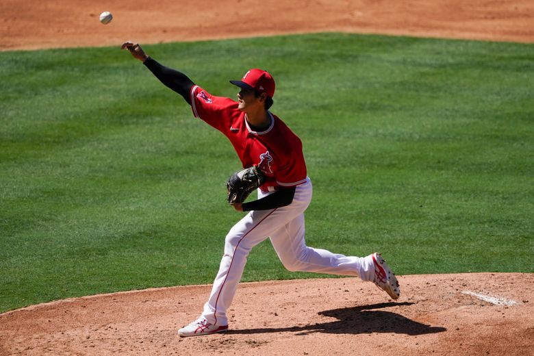 Angels' Shohei Ohtani walks eight batters in about 50 pitches