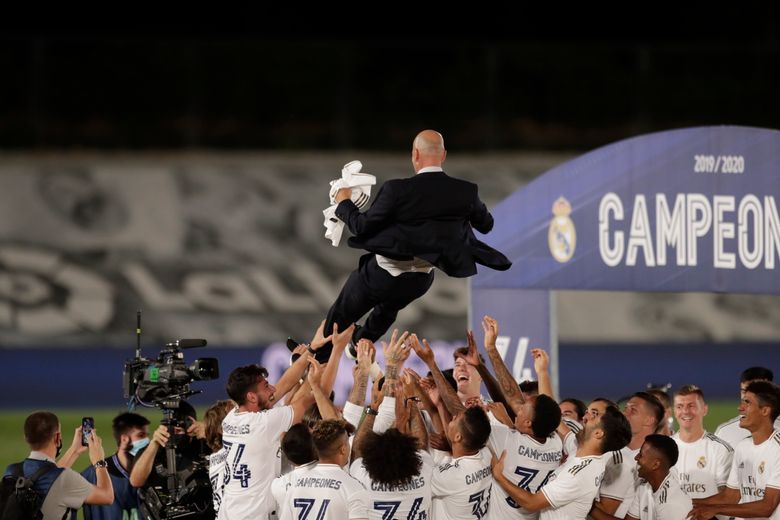 Zidane's Real Madrid clinches victory in Spanish league