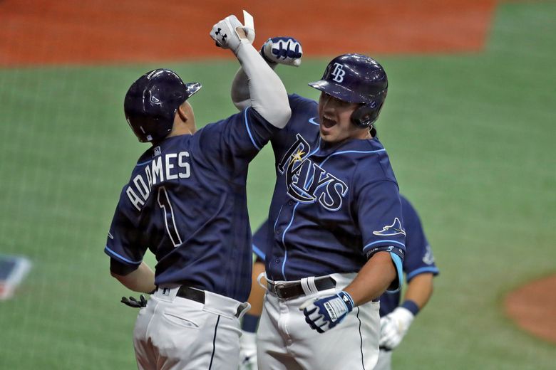 Renfroe homers twice, Rays fan 19 Braves in 14-5 romp