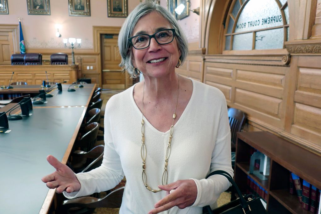 Kansas Senate President Susan Wagle, R-Wichita, opposes a mask mandate by Democratic Gov. Laura Kelly. The state is among those in October where the coronavirus is surging. (AP Photo/John Hanna)