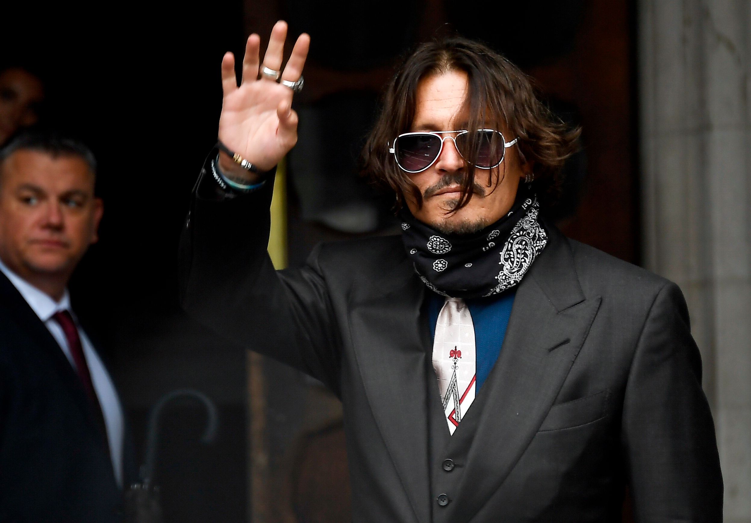 What was johnny discount depp uk trial