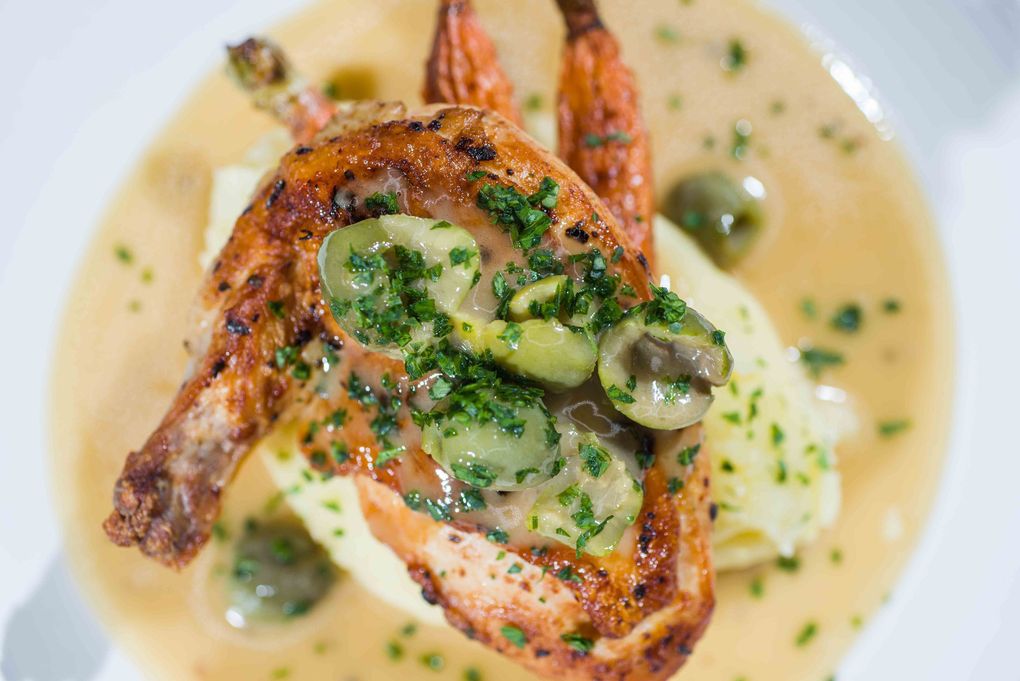 The Lemon-Aleppo Chicken is one of Andaluca’s signature dishes. (Courtesy of Andaluca)