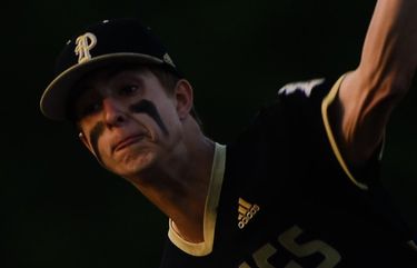 Puyallup’s Eli Sevener, seen here in a game on May 11, 2019, has died of “COVID complications,” according to his family.