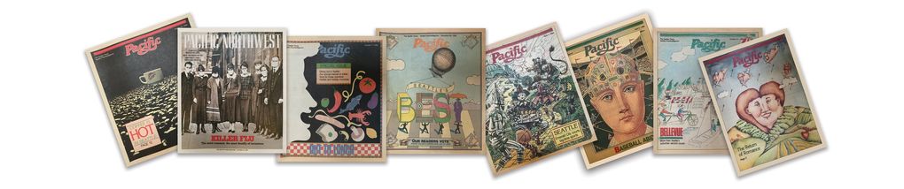 Pacific magazine debuted in 1980 and became Pacific NW in 1995. (David Miller / Pacific NW magazine art director)