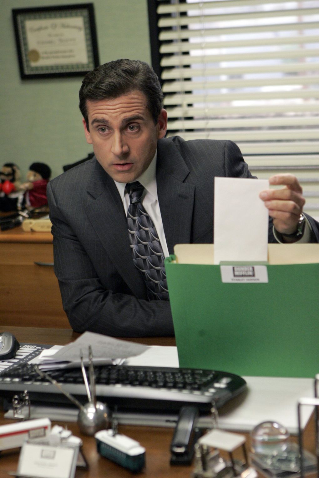 Have you found yourself watching “The Office” reruns since the pandemic began? There’s a reason for that: familiarity. (Chris Haston / The Associated Press, file)