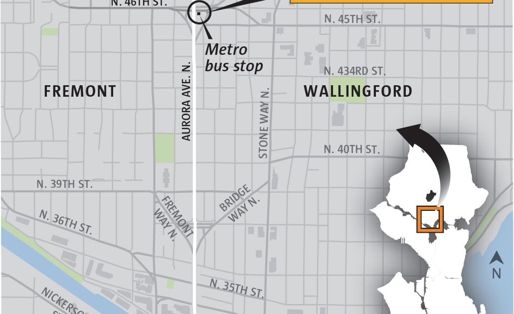 Man shot dead at bus stop on Aurora Avenue North in Seattle near