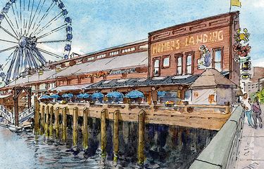 Seattle Sketcher Book by Seattle Times Artist Gabriel Campanario – Pediment  Publishing