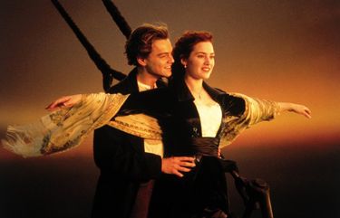 FILE – In this image released by Paramount Home Entertainment, Kate Winslet and Leonardo DiCaprio are shown in a scene from, “Titanic.”  Director James Cameron plans to preview converted 3-D footage from the movie  at a Paramount Studios presentation Friday, which is scheduled for re-release next year to coincide with the 100th anniversary of the Titanic setting sail. (AP Photo/Paramount Pictures) NYET811  Previous UID: 0419006633