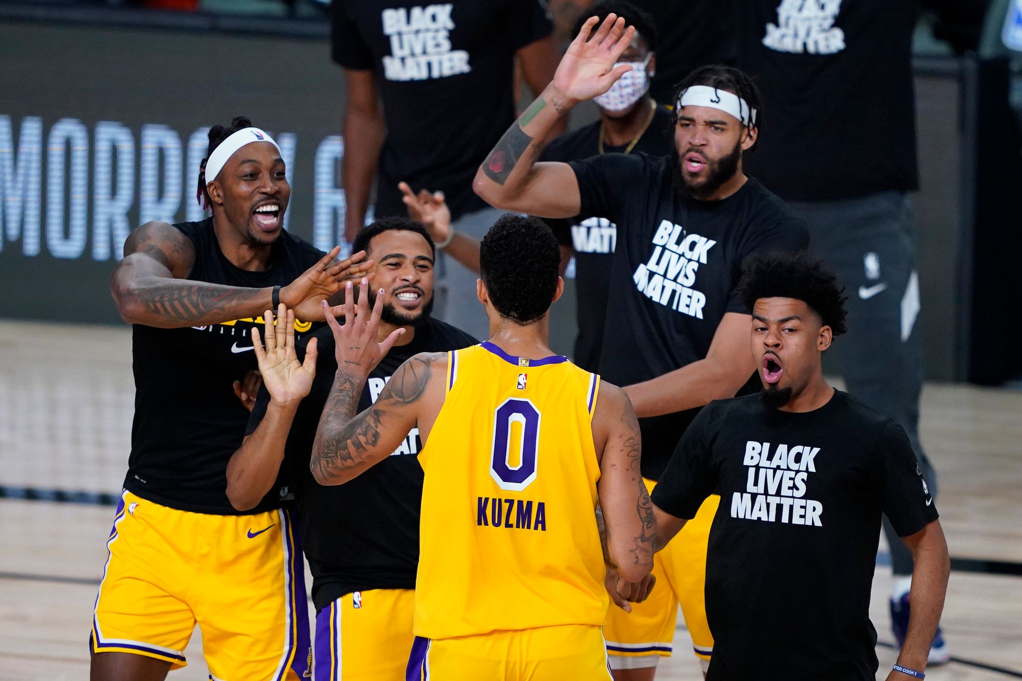 Lakers Kuzma 0 BLACK BASKETBALL JERSEY
