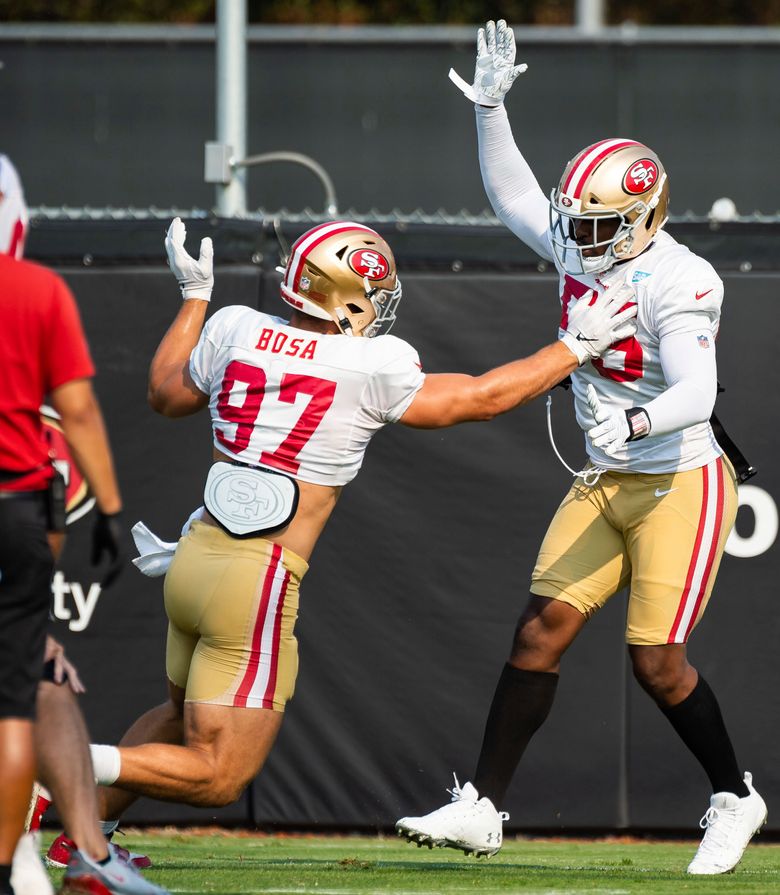 Brandon Aiyuk on hand for 49ers' Monday practice