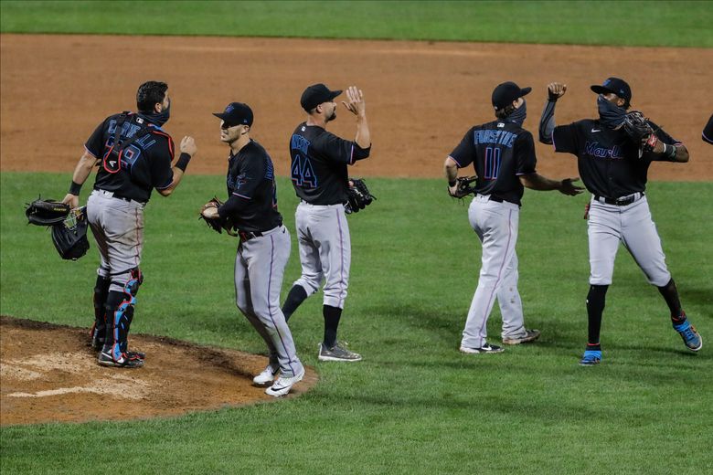 Surprising Marlins win again, top Mets 4-3 for 6th straight